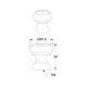 FURNITURE KNOB m.003 / RUSTIC BEECH / RAW
