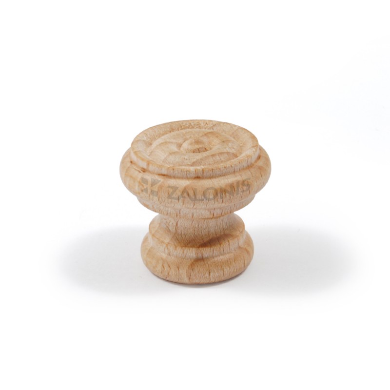 FURNITURE KNOB m.003 / RUSTIC BEECH / RAW