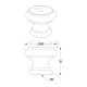 FURNITURE KNOB m.003 / RUSTIC BEECH / RAW