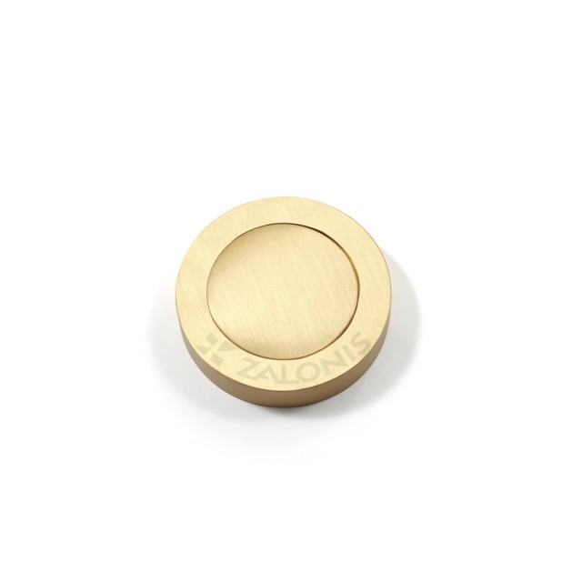 KEYHOLE LOCK ROUND ROSETTE COVER / MAT GOLD