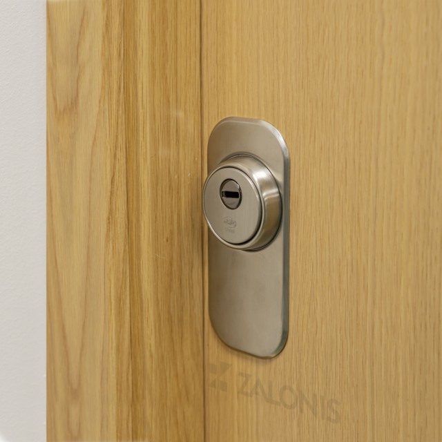 ORNAMENTAL ENTRANCE DOOR LOCK CAP / MAT ΝΙCKEL