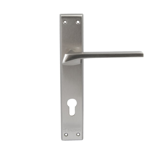 ENTRANCE HANDLE ITACA PLATE SQUARE / MATT NICKEL