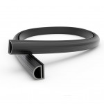 PLASTIC PROFILE 18x11.5mm / BLACK 