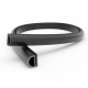 PLASTIC PROFILE 18x11.5mm / BLACK  DRAUGHT EXCLUDERS - RUBBER SEALS