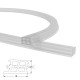 RUBBER FOR U SHAPE PROFILE / 16 TO 5 mm GENERAL USE PLASTIC PROFILES