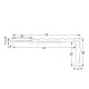 NON-SLIP STAIR RUBBER STRIP / 50x29 / GRAY STAIR NOSINGS