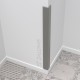 PROTECTIVE CORNER PROFILE PVC 50x50 mm, 1m / GREY