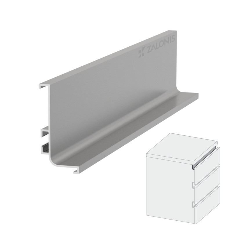 "L" PROFILE-GOLA 395 / MATT ALUMINIUM