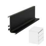 "L" PROFILE-GOLA 395 / MAT BLACK