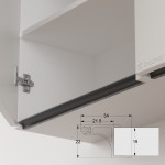 "S" PROFILE-GOLA 395 / MAT BLACK