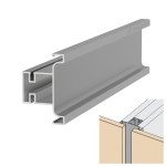 VERICAL "C" PROFILE-GOLA 235 / MAT ALUMINIUM