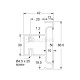 VERICAL "C" PROFILE-GOLA 235 / MAT ALUMINIUM GOLA SYSTEM