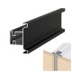 VERTICAL "C" PROFILE-GOLA 235 / MAT BLACK GOLA SYSTEM