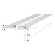 STAIR NOSING PROFILE 42x22 / ALUMINIUM STAIR NOSINGS