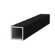 SQUARE ALUMINUM PROFILE 25x25 / BLACK, GRAINED SQUARE, RECTANGLE SHAPE PROFILES