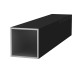 SQUARE ALUMINIUM PROFILE 40x40 / BLACK, GRAINED SQUARE, RECTANGLE SHAPE PROFILES