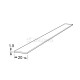ALUMINUM FLAT BAR 20x1.5 ANODISED FLAT BAR PROFILES
