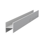 ALUMINUM H PROFILE CHANNEL 18.5x23mm / FOR 16 mm