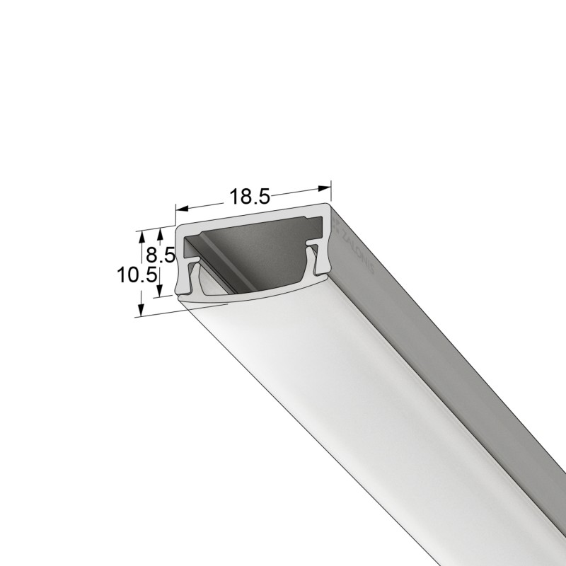 EXTERNAL LED ALUMINIUM PROFILE  / ANODISED U - PROFILES