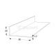 L-SHAPE ALUMINUM PROFILE 50x20 ANODISED