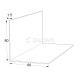 L-SHAPE ALUMINUM PROFILE 80x80 / ANODISED