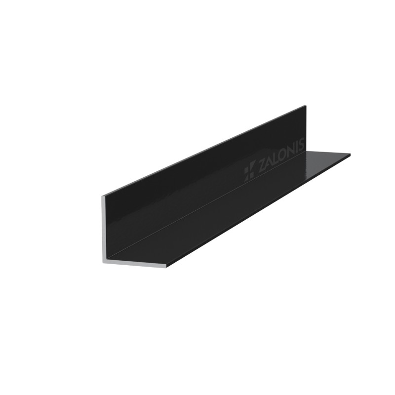 L-SHAPE ALUMINUM PROFILE 20x20 / BLACK