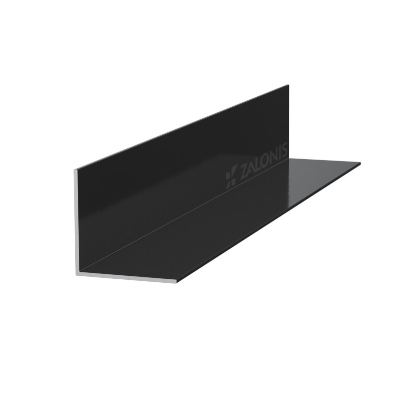 L-SHAPE ALUMINUM PROFILE 30x30 / BLACK