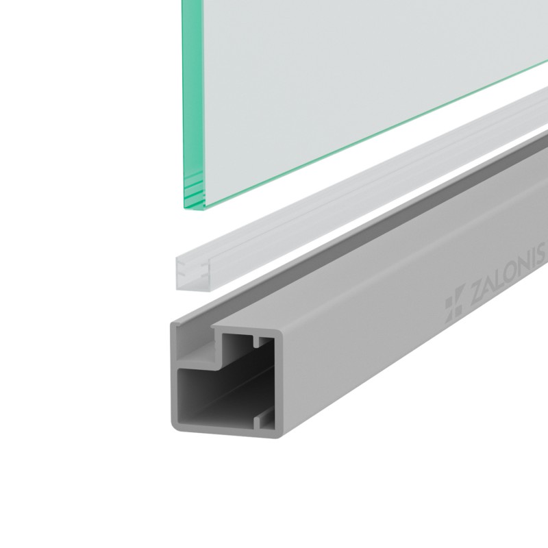 PLASTIC GLAZING PROFILE FOR 4mm GLASS / 3 m ROD GENERAL USE PLASTIC PROFILES