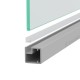 PLASTIC GLAZING PROFILE FOR 4mm GLASS / 3 m ROD GENERAL USE PLASTIC PROFILES
