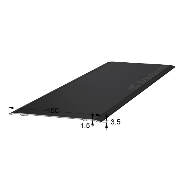 ΕΝΩΣΗ ΠΑΤΩΜΑΤΩΝ 15 cm ΑΛΟΥΜ / ΜΑΥΡΟ ΜΑΤ 
