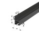 L-SHAPE BOTTOM SLIDING PROFILE m.420 / BLACK
