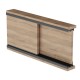 SLIDING SYSTEM m.420 WITHOUT SIDE PROFILES / 2 LEAF / 2m SLIDING SYSTEM RAIL m.420