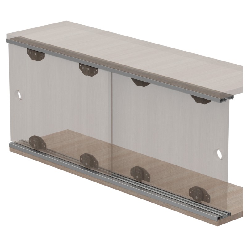 SLIDING WARDROBE GUIDE m.012 ALUMINIUM PROFILES FOR SLIDING SYSTEMS