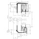 TOP AND BOTTOM GUIDE TRACK 600 cm CABINET SLIDING DOORS m.204 / 75kg