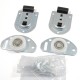 FAST m.051 FURNITURE FITTING SET FOR SLIDING DOOR - 1 LEAF/ 50Kg
