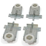 FASTOR m.051 FURNITURE FITTING SET FOR SLIDING DOOR - 1 LEAF/ 60Kg