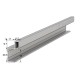 WARDROBE SQUARE HANDLE FOR DOOR 18mm / 270cm / MAT ALUM ALUMINIUM PROFILES FOR SLIDING SYSTEMS