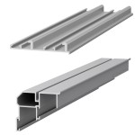 SET UPPER/BOTTOM ALUMINIUM TRACKS  m.213
