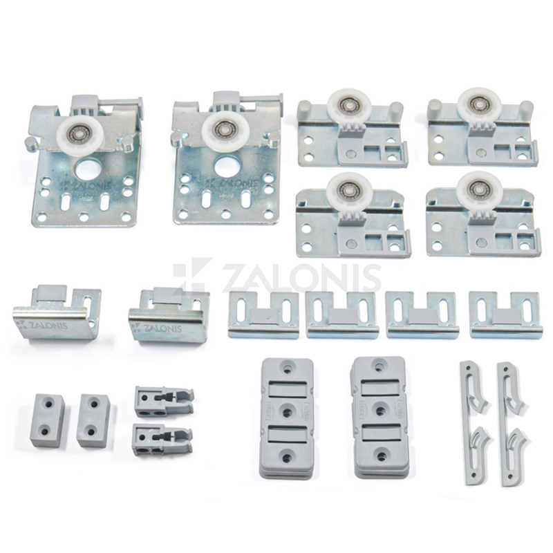SET FOR RAIL SYSTEM SUPERIOR m.223 / 3 LEAFS / 60Kg/DOOR