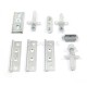 SET FOR FOLDING RAIL SYSTEM BIFOLD / 15Kg/LEAF