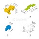 SET FOR RAIL SYSTEM STANDARD / 100Kg/DOOR