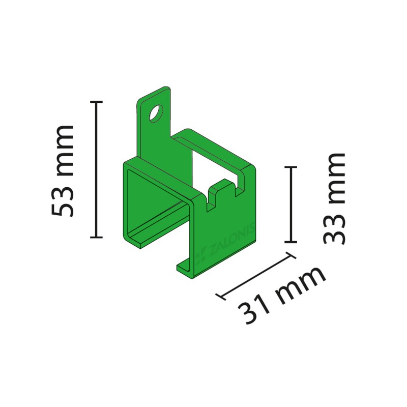 WALL SUPPORT FOR RAIL STANDARD