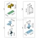 SET m.426 FOR FOLDING RAIL SYSTEM STANFOLD / 40Kg/LEAF