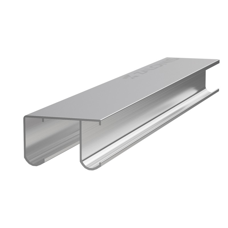 ALUMINIUM RAIL UNIFUTURE m.027 / DOUBLE / RAW CABINET SLIDING DOORS m.027 / 50Kg