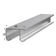 ALUMINIUM RAIL UNIFUTURE m.027 / DOUBLE / RAW CABINET SLIDING DOORS m.027 / 50Kg
