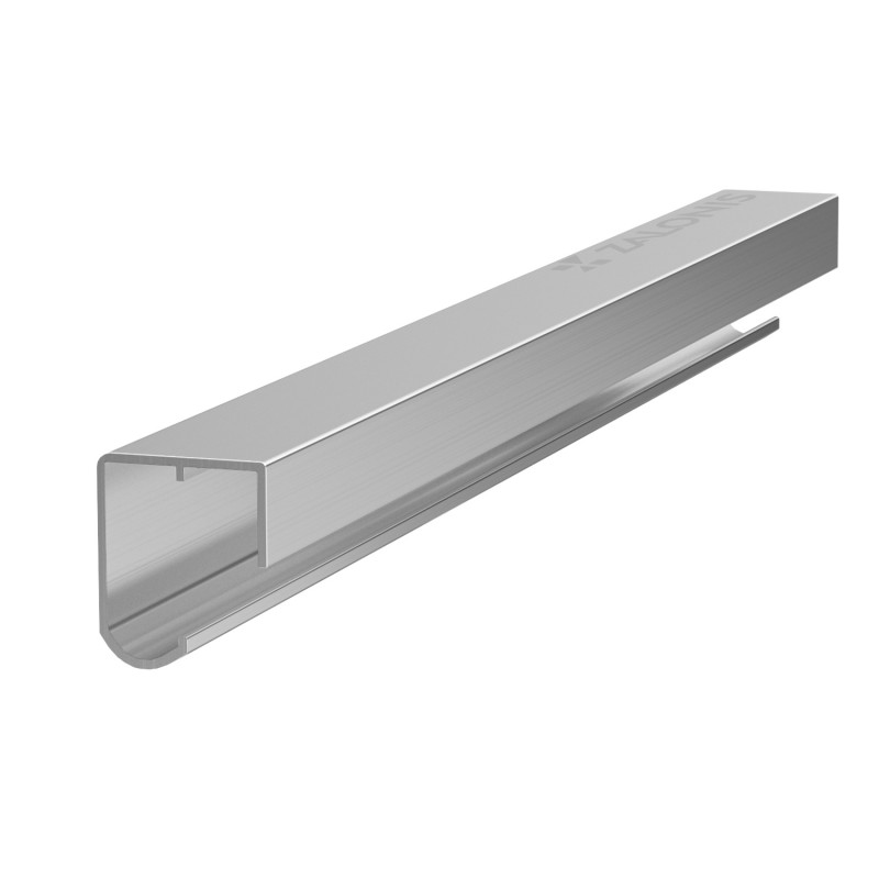 ALUMINIUM RAIL UNIFUTURE m.027 / SINGLE / RAW CABINET SLIDING DOORS m.027 / 50Kg