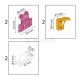 SET FOR RAIL SYSTEM UNIFUTURE m.027 / 50Kg/DOOR