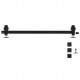 BIFOLD SLIDING BARN DOOR RAIL 100cm / BLACK / D.70