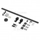 BIFOLD SLIDING BARN DOOR RAIL 100cm / BLACK / D.70