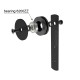 FURNITURE SLIDING BARN DOOR RAIL 152cm / BLACK / D.54